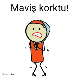 😰 emoji Maviş @Qonshubot Telegram sticker 15 of 31