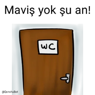 🚽 emoji Maviş @Qonshubot Telegram sticker 22 of 31