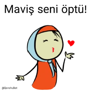 💋 emoji Maviş @Qonshubot Telegram sticker 19 of 31