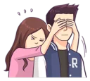 🙈 emoji You & I Telegram sticker 9 of 41