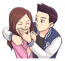 🙂 emoji You & I Telegram sticker 8 of 41