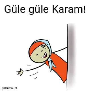 Sticker from Ceyran ve Karam @Qonshubot