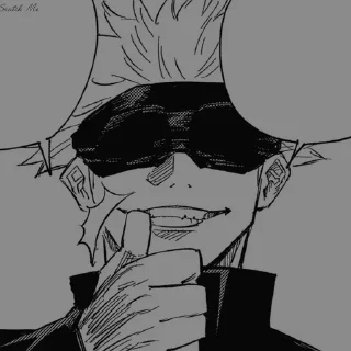 🍫 emoji ➤Gojo 𖤓 @Snatch_Me 𖣂 Telegram sticker 21 of 60