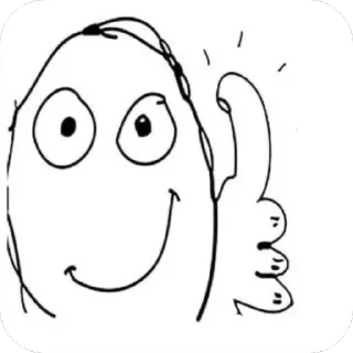 👍 emoji Random Telegram sticker 11 of 16
