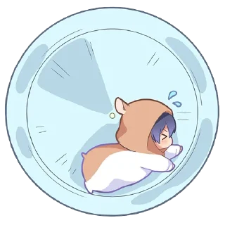 Sticker from [Chibi] Blue Lock (@TodorokiShouto)