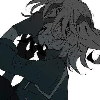 😫 emoji Laesx's Weeb Fuckery Telegram sticker 19 of 116