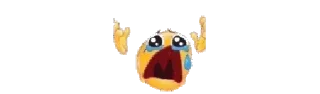 😭 emoji •  This Pack Made By  @EXrant • Telegram sticker 12 of 50