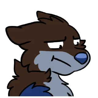 🙄 emoji Dog Vibes Telegram sticker 7 of 120