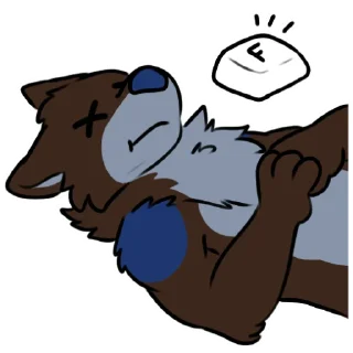 ☠️ emoji Dog Vibes Telegram sticker 17 of 120