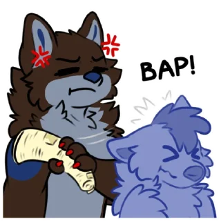 🗞 emoji Dog Vibes Telegram sticker 23 of 120