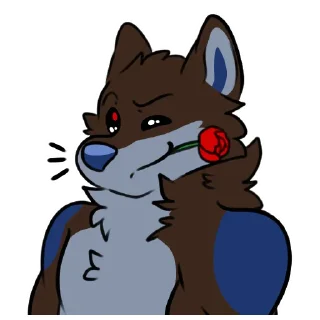 😏 emoji Dog Vibes Telegram sticker 6 of 120