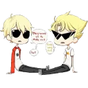 😘 emoji Dirk Strider Telegram sticker 9 of 61