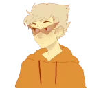 😳 emoji Dirk Strider Telegram sticker 20 of 61