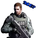 😐 emoji Resident Evil Telegram sticker 23 of 30