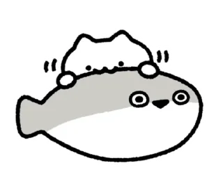 ⭐ emoji cute sacabambaspis and cat Sticker @moe_sticker_bot Telegram sticker 14 of 40