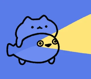 ⭐ emoji cute sacabambaspis and cat Sticker @moe_sticker_bot Telegram sticker 23 of 40
