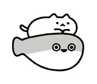 ⭐ emoji cute sacabambaspis and cat Sticker @moe_sticker_bot Telegram sticker 13 of 40