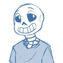 Sticker from Sans