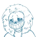 😳 emoji Sans Telegram sticker 6 of 13