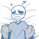 Sticker from Sans