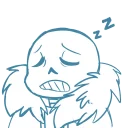 💤 emoji Sans Telegram sticker 8 of 13