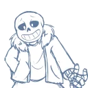 Sticker from Sans
