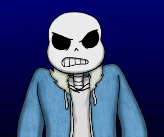 😬 emoji SANS Telegram sticker 10 of 17