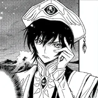👁️ emoji lelouch 𖤓 @Snatch_Me 𖣂 Telegram sticker 6 of 50