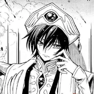 👁️ emoji lelouch 𖤓 @Snatch_Me 𖣂 Telegram sticker 7 of 50