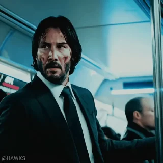 😒 emoji John Wick (@TodorokiShouto) Telegram sticker 14 of 33