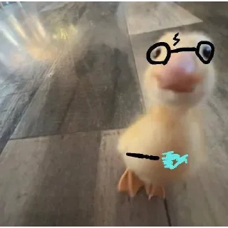 😍 emoji DumbAss Duck🦆 Telegram sticker 13 of 51