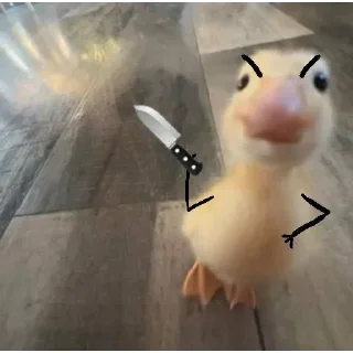 🍀 emoji DumbAss Duck🦆 Telegram sticker 24 of 51