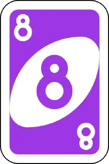 🃏 emoji UNO Bot • @GamesArena Vers. Telegram sticker 9 of 108