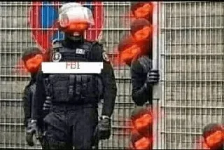 Sticker from FBI