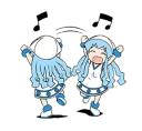 Sticker from Squid girl @Nekosticker