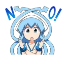Sticker from Squid girl @Nekosticker
