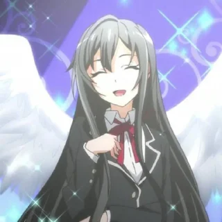 Sticker from Yukino @stickerpackanime