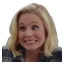 😬 emoji The Good Place Telegram sticker 18 of 27