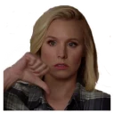👎 emoji The Good Place Telegram sticker 8 of 27