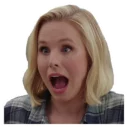 😱 emoji The Good Place Telegram sticker 17 of 27