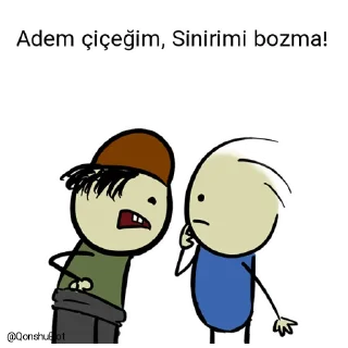 😡 emoji Adem çiçeğim ve Murat çiçeğim @Qonshubot Telegram sticker 12 of 31