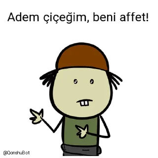 😕 emoji Adem çiçeğim ve Murat çiçeğim @Qonshubot Telegram sticker 15 of 31
