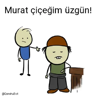 😓 emoji Adem çiçeğim ve Murat çiçeğim @Qonshubot Telegram sticker 10 of 31