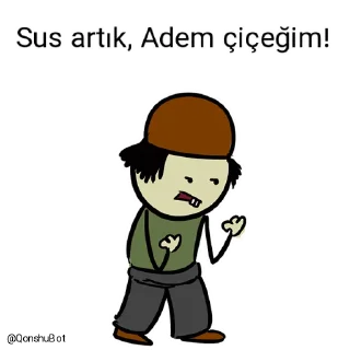 😤 emoji Adem çiçeğim ve Murat çiçeğim @Qonshubot Telegram sticker 24 of 31