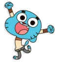 Sticker from The Amazing World of Gumball