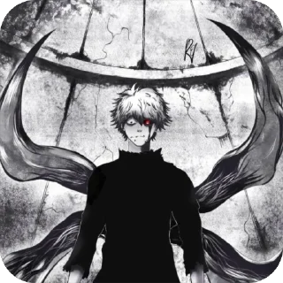 ☠️ emoji Kaneki ❕Ice City❕(Kaneki) Telegram sticker 4 of 72