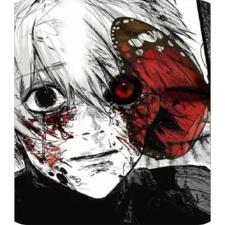 🦋 emoji Kaneki ❕Ice City❕(Kaneki) Telegram sticker 17 of 72