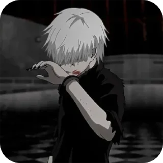 🩸 emoji Kaneki ❕Ice City❕(Kaneki) Telegram sticker 9 of 72