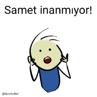 Sticker from Samet @Qonshubot