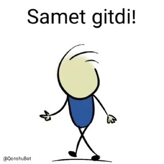Sticker from Samet @Qonshubot